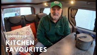 Campervan Tips n' Tales Kitchen Favourites