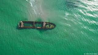 The wreck at Sjaellands Odde . Denmark.