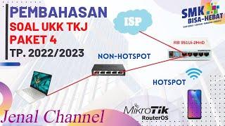 Pembahasan & Penyelesaian Soal UKK TKJ Paket 4 Tahun 2023