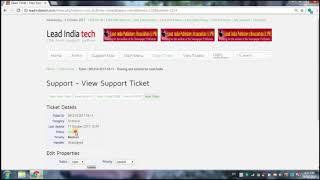 How to create ticket to tech support from LIPA ?