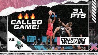 COURTNEY WILLIAMS CALLED GAME! - 31PTS  vs. NEW YORK LIBERTY- HIGHLIGHTS | WNBA 2021