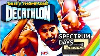 Daley Thompson`s Decathlon retro game review Spectrum Days podcast ep 11