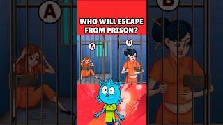 RIDDLE - WHICH WILL ESCAPE FROM PRISON? #mayumiquiz #quiz #riddle #riddles #challenge