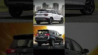 Hyundai Alcazar vs Toyota Innova Crysta | COMPARISON | Press SUBSCRIBE Button #shorts