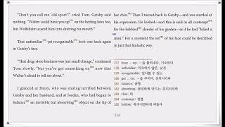 The Great Gatsby ch7 - 51 (p326) translated by Hyun Shin 원서읽기