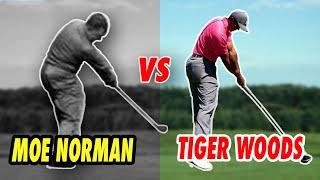 How Tiger Woods is Accidentally Discovering Moe Norman's Genius | Single Plane Golf Analysis