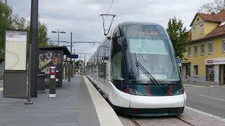 Terminus tram A Illkirch Graffenstaden.