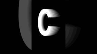 Letter C Flip Text Effect in Coreldraw #hemagraphics