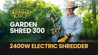 Effortless Gardening with the Michigan 2400W Electric Mulcher!