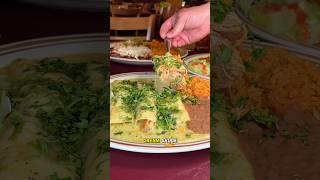 Flavorful TexMex Enchiladas In San Antonio Texas - Sazon Mexican Cafe #sanantoniotexas #enchiladas