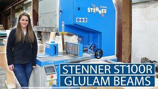 Stenner ST100R Band Re Saw upgrade at Glulam Beams