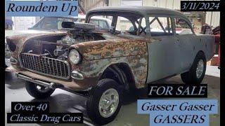 FOR SALE OVER 40 CLASSIC DRAG CAR GASSERS