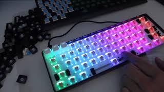 Cheap hot swappable beginners mechanical keyboard build | Banggoods kit |