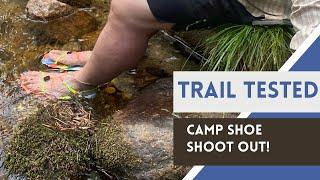 Ultralight Backpacking Camp Shoe Shoot Out!