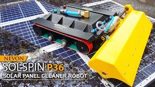 Nevon Solspin P36 V2 Solar Panel Cleaner Robot 2024