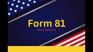 -𝑬•𝐂•𝑳 t No.81 // Armed Forces Language Drill - Comprehension Evaluation Model 81.