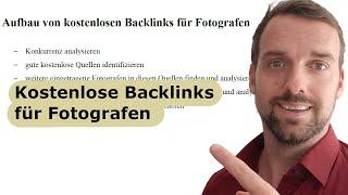 Kostenlose Backlinks für Fotografen - so geht Local SEO & Linkaufbau