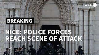 Nice attack: images of police forces in the basilica district | AFP