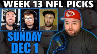 NFL Week 13 Picks with Kyle Kirms | Sunday 12/1