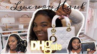 DHGATE HAUL| LUXURY HAUL | LUXURY DESIGNER HAUL | UNBOXING| CHANEL, CHRISTIAN DIOR, AND VALENTINO