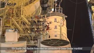 ISH FSU and Golar Glacier LNGC Ship-To-Ship (STS) LNG Transfer Phase 2 (April 17-21, 2023)