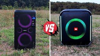 JBL Partybox ENCORE vs HISENSE Party Rocker ONE Plus : Outdoor Sound Test Comparison 100% Volume