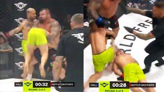 The Eddie Hall 2v1 MMA Fight is Hilarious