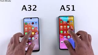 SAMSUNG A32 vs A51 - SPEED TEST