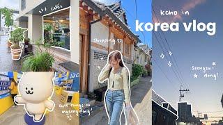 KOREA VLOG : hair salon, cafes, 1MILLION dance, shopping & more! | Kcho Vlogs