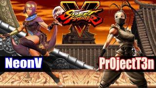 SFVCE: NeonV (Menat) vs Pr0jectT3n (Ibuki) Street Fighter V Ranked Match Set