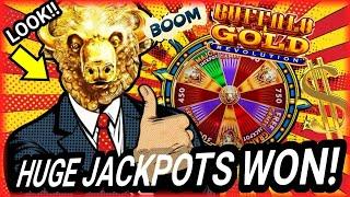 Look! High Limit JACKPOTS WON at BUFFALO GOLD REVOLUTION Slot