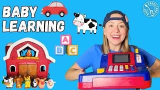 First Words and Opposites Learning for Babies and Toddlers- Learn with Ms. Alyssa