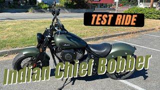 2022 Indian Chief Bobber Dark Horse Test Ride