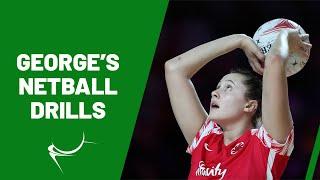 #TakeNetballHome with Gilbert | George Fisher's Back Garden Drills