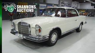 1971 Mercedes-Benz 280SE 3.5 V8 Coupe - 2022 Shannons Summer Timed Online Auction