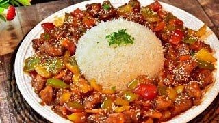 دجاج كانتون الصيني بطريقه بيتيه بتنافس أطيب المطاعم .. Chinese Canton Chicken