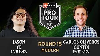 Round 15 | Jason Ye vs. Carlos Oliveros Guntín | Modern | #PTMH3