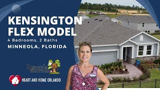 Flexible One Story Plan | Kensington Flex by LandSea | Park View at the Hills | Minneola, Florida