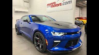 2018 ChevroletSOLDSOLDSOLD Camaro Coupe 2SS 1LE Track Pack Sunroof NAV PDR NPP MAG with just 6k kms!