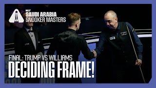 Trump vs Williams DECIDER  | Saudi Arabia Masters 2024