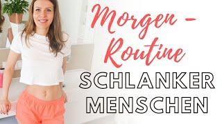 MORGENROUTINE schlanker Menschen  Die Gewinner - MORGEN ROUTINE  produktive, gesunde Gewohnheiten