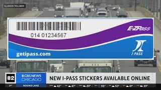 I-PASS transponder replaced by sticker