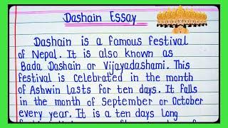 Essay on dashain/essay on dashain/10 lines on dashain/dashain essay/essay dashain/Dashain l