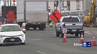 Honolulu rail work causing headaches and loss of business