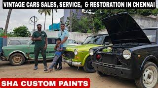 VINTAGE CARS SERVICE, SPARES, SALES & RESTORATION SHOP IN VELLORE | SHA CUSTOM PAINTS | ARK Diaries