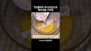 3만원짜리 미니오븐으로 케이크를 구우면