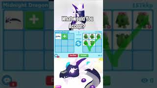 What People Trade for "Midnight Dragon" in Adopt ME! Pt#2 #roblox #shorts #adoptme #adoptmetrades