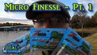 Fishing with Z-Man Micro Finesse Lures - Part 1 - The Bank