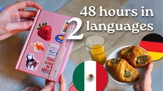 2 days in the life of a POLYGLOT speaking *only* Spanish & German