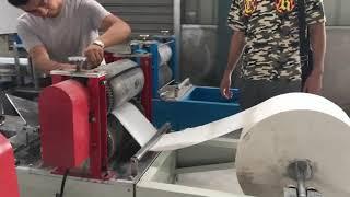 Napkin Paper Folding Machine Installation And Testing Video